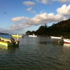 Fishing boats on Praslin