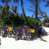 Bicycle is the transportation on La Digue
